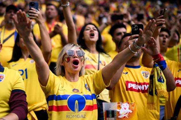 Romania v Netherlands - UEFA EURO, EM, Europameisterschaft,Fussball 2024 Fans of Romania show their support prior to the UEFA EURO 2024 round of 16 football match between Romania and Netherlands. Munich Germany Copyright: xNicolòxCampox