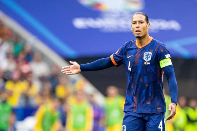 UEFA EURO, EM, Europameisterschaft,Fussball 2024: Rumänien - Niederlande; 02.07.2024 Virgil van Dijk (Niederlande, 4) UEFA EURO 2024: Rumänien - Niederlande; Munich Football Arena, München; 02.07.2024 Copyright: xBEAUTIFULxSPORTS Buriakovx