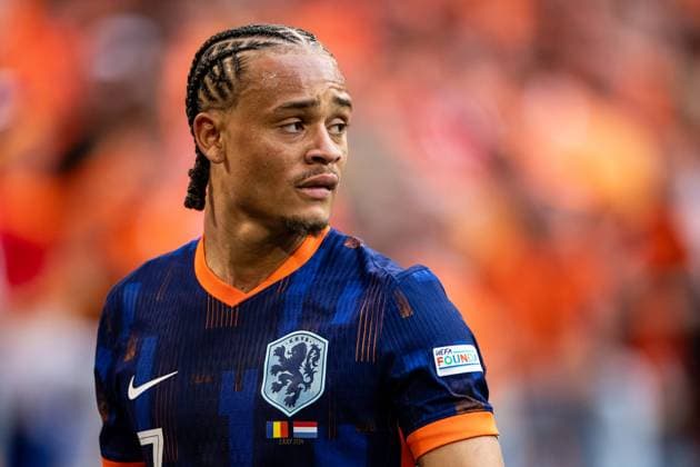 UEFA EURO, EM, Europameisterschaft,Fussball 2024: Rumänien - Niederlande; 02.07.2024 Xavi Simons (Niederlande, 7) UEFA EURO 2024: Rumänien - Niederlande; Munich Football Arena, München; 02.07.2024 Copyright: xBEAUTIFULxSPORTS Buriakovx