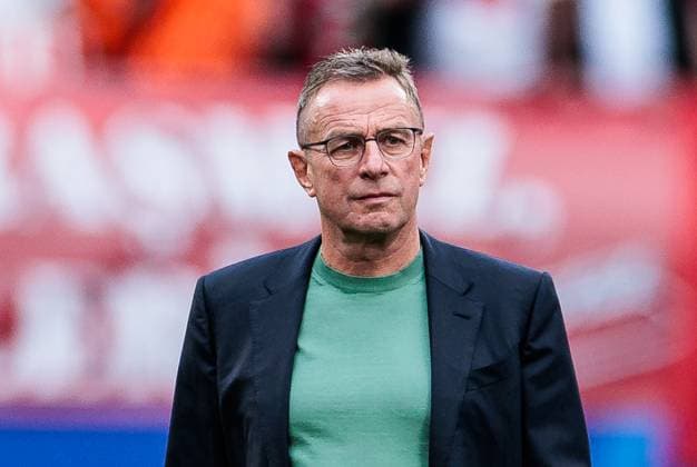 UEFA EURO, EM, Europameisterschaft,Fussball 2024: Österreich - Türkei; 02.07.2024 Ralf Rangnick (Cheftrainer, Trainer Österreich) während der Platzbegehung UEFA EURO 2024: Österreich - Türkei; Leipzig Stadion, Leipzig am 02.07.2024 Copyright: xBEAUTIFULxSPORTS Wunderlx