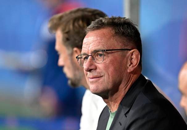 02.07.2024, Fussball UEFA EURO, EM, Europameisterschaft,Fussball 2024, Achtelfinale, Österreich - Türkei, in der RB Arena Leipzig, Trainer Ralf Rangnick (Österreich) zufrieden
