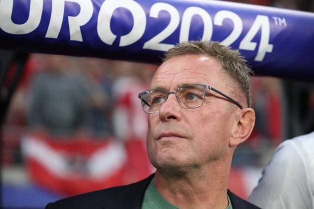02.07.2024, xtgx, Fussball EM 2024 1 8 Finale, Österreich - Türkei emspor, v.l. Trainer Ralf Rangnick (Oesterreich) (UEFA REGULATIONS PROHIBIT ANY USE OF PHOTOGRAPHS as IMAGE SEQUENCES and or QUASI-VIDEO) Leipzig