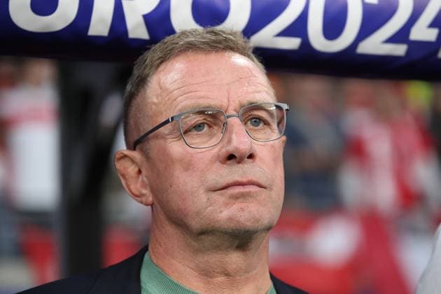 02.07.2024, xtgx, Fussball EM 2024 1 8 Finale, Österreich - Türkei emspor, v.l. Trainer Ralf Rangnick (Oesterreich) (UEFA REGULATIONS PROHIBIT ANY USE OF PHOTOGRAPHS as IMAGE SEQUENCES and or QUASI-VIDEO) Leipzig