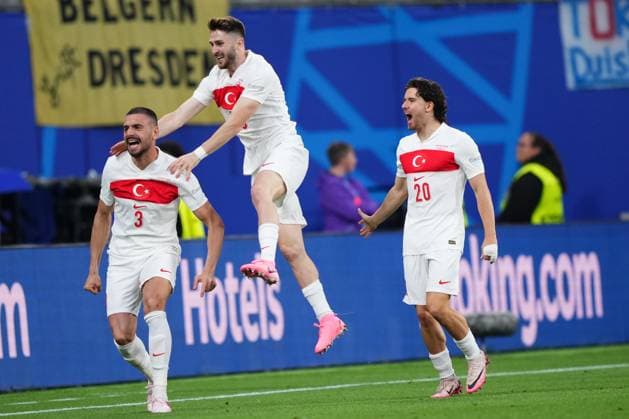 GER: Austria v Turkiye. UEFA EURO, EM, Europameisterschaft,Fussball 2024 Merih Demiral of Turkiye celebrates the 0-1 during the UEFA Euro 2024 match between Austria and Turkiye, Round of 16, played at Red Bull Arena Stadium on July 2, 2024 in Leipzig, Germany. kpng Copyright: xBaguxBlancox xPRESSINPHOTOx PS_240702_AUS_TUR_009