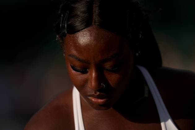 Alycia Parks of USA in action Wimbledon Tennis Championships, Day 2, The All England Lawn Tennis and Croquet Club, London, UK - 02 Jul 2024  Copyright: xEllaxLing Shutterstockx 14567679aw