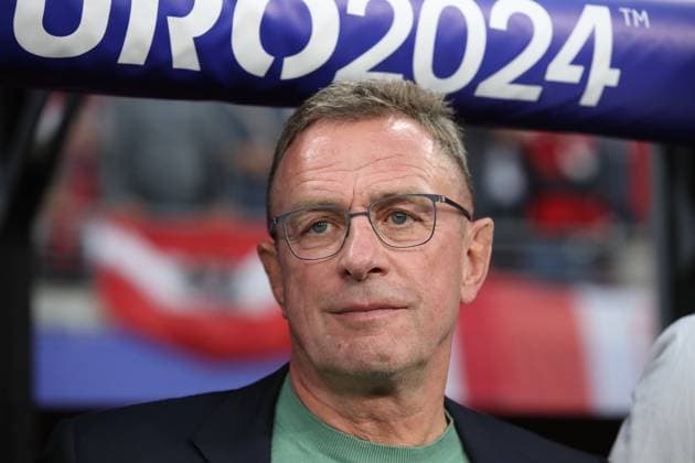 02.07.2024, xtgx, Fussball EM 2024 1 8 Finale, Österreich - Türkei emspor, v.l. Trainer Ralf Rangnick (Oesterreich) (UEFA REGULATIONS PROHIBIT ANY USE OF PHOTOGRAPHS as IMAGE SEQUENCES and or QUASI-VIDEO) Leipzig