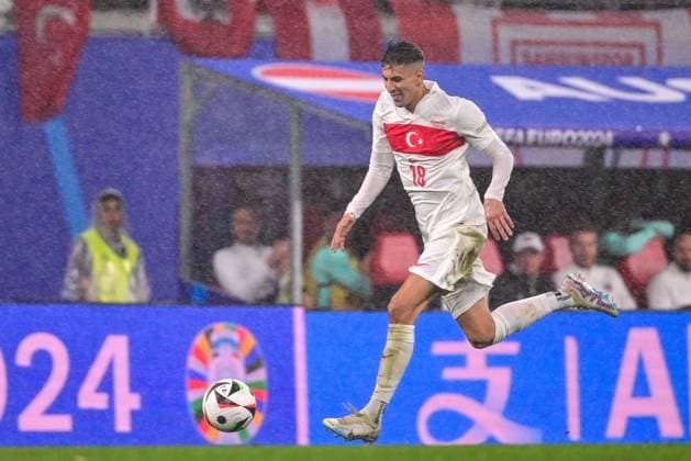 Mert Muelduer 18 (Tuerkei), Oesterreich vs. Tuerkei, Fussball, UEFA EURO, EM, Europameisterschaft,Fussball 2024, Achtelfinale, 02.07.2024 Leipzig Sachsen Deutschland
