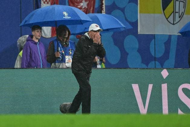 Chef-Trainer Ralf Rangnick (Oesterreich), Oesterreich vs. Tuerkei, Fussball, UEFA EURO, EM, Europameisterschaft,Fussball 2024, Achtelfinale, 02.07.2024 Leipzig Sachsen Deutschland