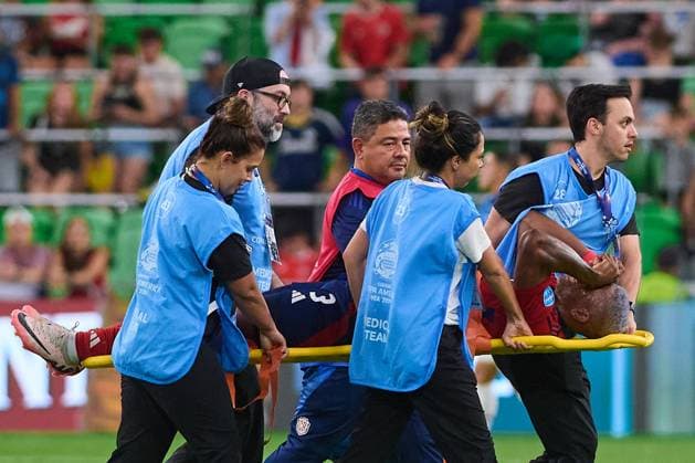 RECORD DATE NOT STATED Copa America USA 2024 Costa Rica vs Paraguay Jeyland Mitchell of Costa Rica during the game between Costa Rica and Paraguay as part of the CONMEBOL Copa America USA 2024 group D, at Q2 Stadium, on July 02, 2024 in Austin, Texas, United States. AUSTIN TEXAS UNITED STATES  Copyright: xJONATHANxDUENASx 20240702212042_CA_GD_2024_CRC_PAR_MITCHELL95