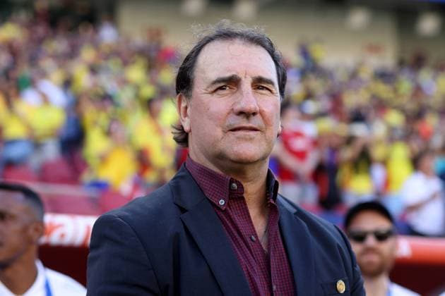 Brazil v Colombia - Copa America 02 July 2024 Santa Clara California, Copa America USA, Brazil v Colombia - Colombia coach Nestor Lorenzo. (Photo by Mark Leech). Santa Clara California USA Copyright: xMarkxLeechxOffside