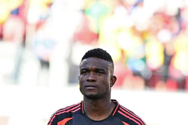 2nd July 2024: Levi s Stadium, Santa Clara, California,: Copa America Football 3rd round, Brazil versus Colombia: Jhon C& xf3;rdoba of Colombia  ActionPlus12662995 RodrigoxCaillaud Content restricted for UK based newspaper