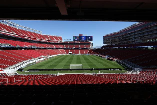 Brazil v Colombia - Copa America 02 July 2024 Santa Clara California, Copa America USA, Brazil v Colombia - a general view of Levi™s Stadium. (Photo by Mark Leech). Santa Clara California USA *** Brasilien gegen Kolumbien Copa America 02 Juli 2024 Santa Clara Kalifornien, Copa America USA, Brasilien gegen Kolumbien eine Gesamtansicht des Levi™s Stadium Foto von Mark Leech Santa Clara Kalifornien USA  Copyright: xMarkxLeechxOffside