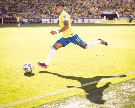 Brazil x Colombia Raphinha in action during game against Colombia at Levis stadium in Santa Clata, Usa, today July 2, 2024. Copyright: xx 554A9366