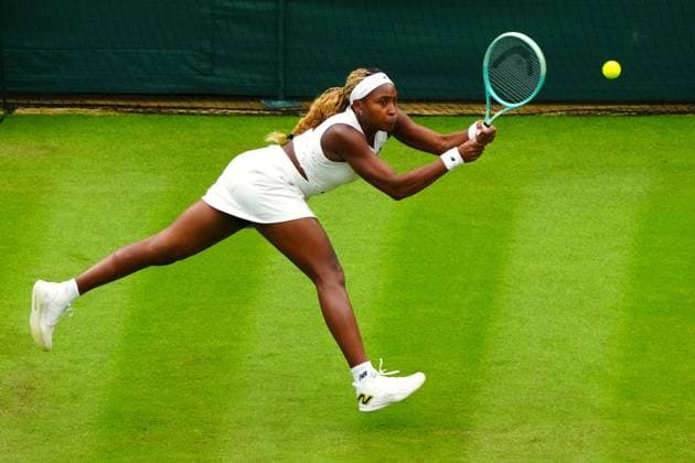 Coco Gauff during her second round match Wimbledon Tennis Championships, Day 3, The All England Lawn Tennis and Croquet Club, London, UK - 03 Jul 2024  Copyright: xJavierxGarcia Shutterstockx 14568269o