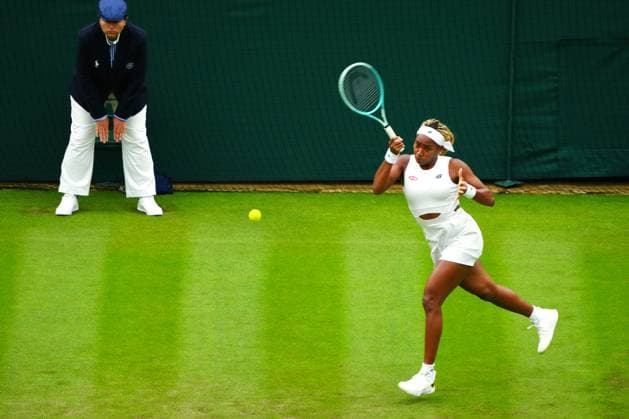Coco Gauff during her second round match Wimbledon Tennis Championships, Day 3, The All England Lawn Tennis and Croquet Club, London, UK - 03 Jul 2024  Copyright: xJavierxGarcia Shutterstockx 14568269y
