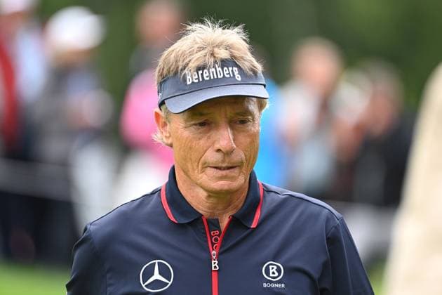 Bernhard LANGER (GER) , Aktion,Einzelbild,angeschnittenes Einzelmotiv,Portraet,Portrait,Porträt. ProAm ,GOLF BMW International Open 2024 am 03.07.2024 in Muenchen Eichenried. Â
