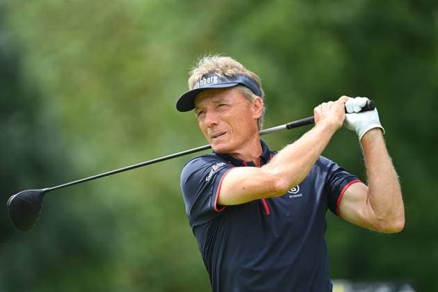 Bernhard LANGER (GER) , Aktion,Einzelbild,angeschnittenes Einzelmotiv,Halbfigur,halbe Figur. ProAm ,GOLF BMW International Open 2024 am 03.07.2024 in Muenchen Eichenried. Â