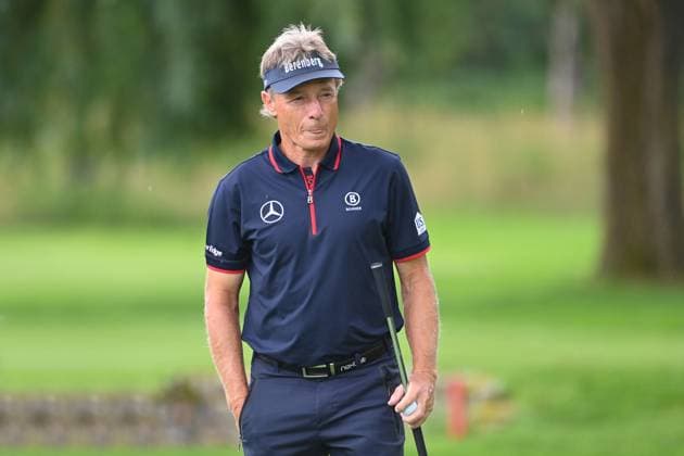 Bernhard LANGER (GER) , Aktion,Einzelbild,angeschnittenes Einzelmotiv,Halbfigur,halbe Figur. ProAm ,GOLF BMW International Open 2024 am 03.07.2024 in Muenchen Eichenried. Â