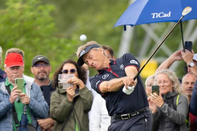 Bernhard Langer schlaegt ab, BMW International Open 2024, Golf, 03.07.2024 Muenchen Bayern Deutschland