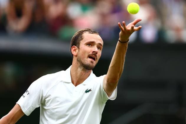 Daniil Medvedev of Russia Wimbledon Tennis Championships, Day 3, The All England Lawn Tennis and Croquet Club, London, UK - 03 Jul 2024  Copyright: xJamesxMarsh Shutterstockx 14568270bt