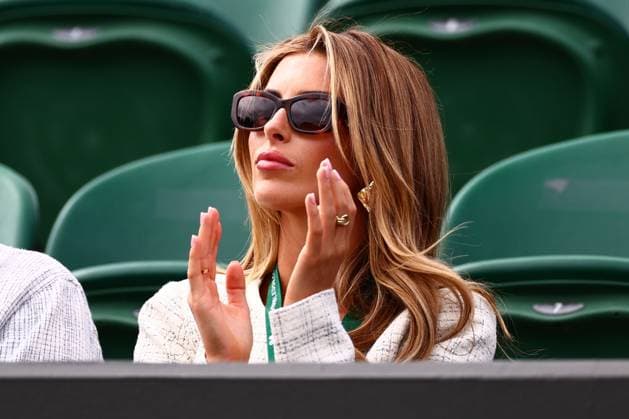 Paige Lorenze watches Tommy Paul of USA Wimbledon Tennis Championships, Day 3, The All England Lawn Tennis and Croquet Club, London, UK - 03 Jul 2024  Copyright: xJamesxMarsh Shutterstockx 14568270cl