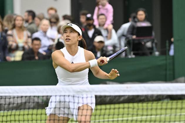 Tennis : Wimbledon 2024 - England - Kato - Japan Tennis : Wimbledon 2024 - England - 03 07 2024 ChrysleneCaillaud Panoramic 