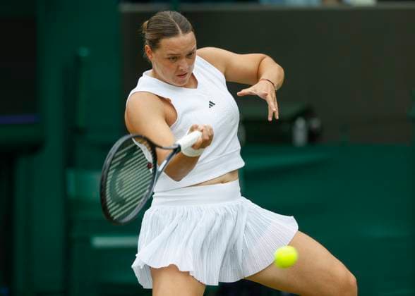 Jule Niemeier (GER) Tennis - Wimbledon 2024 - Grand Slam ITF ATP, Tennis Herren WTA, Tennis Damen - AELTC - London - - Great Britain - 3 July 2024. Copyright: xJuergenxHasenkopfx