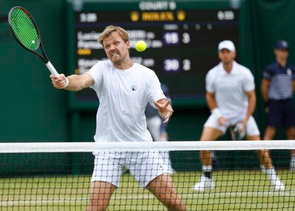 Kevin Krawietz Tim Puetz, Herren Doppel Tennis - Wimbledon 2024 - Grand Slam ITF ATP, Tennis Herren WTA, Tennis Damen - AELTC - London - - Great Britain - 3 July 2024. Copyright: xJuergenxHasenkopfx