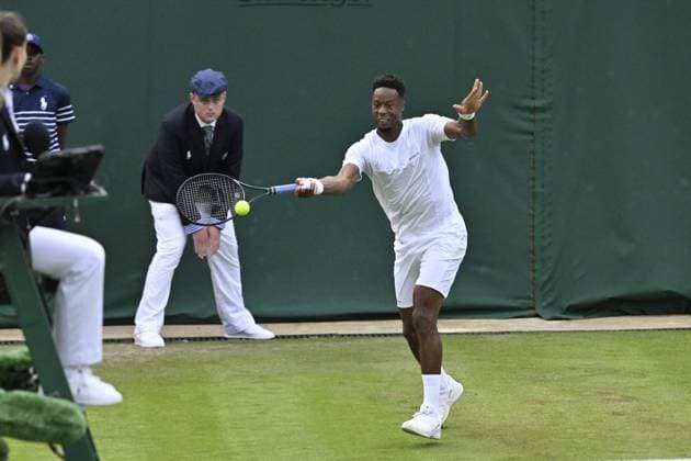 Tennis : Wimbledon 2024 - England - Gael Monfils - France Tennis : Wimbledon 2024 - England - 03 07 2024 ChrysleneCaillaud Panoramic 