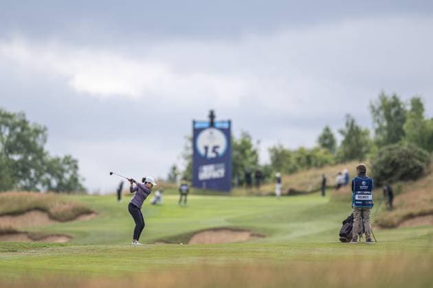 Sport Bilder des Tages Lina Belmati on the 15th hole during the Aramco Team Series Golf Tournament at the Centurian Club, St Albans, UK on 3 July 2024. Copyright: xPhilxHutchinsonx 41300023