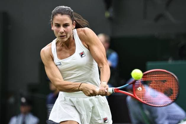 Emma Navarro, USA, during second round of 2024 All England Lawn Tennis Championships at Wimbledon, womens singles, London, 03 07 2024; -