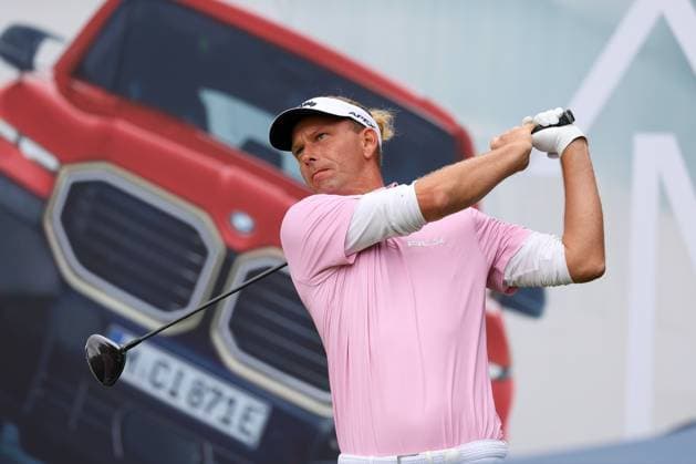 Marcel Siem (GER) am Abschlag, Tee, BMW International Open 2024, Golf, DP World Tour, Herren, Runde 1, 04.07.2024 Eichenried Bayern Deutschland