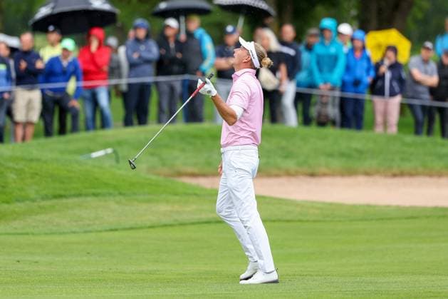 enttaeuschung bei Marcel Siem (GER) auf dem Fairway, BMW International Open 2024, Golf, DP World Tour, Herren, Runde 1, 04.07.2024 Eichenried Bayern Deutschland