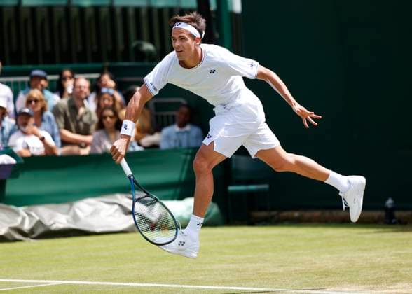 Daniel Altmaier (GER) Tennis - Wimbledon 2024 - Grand Slam ITF ATP, Tennis Herren WTA, Tennis Damen - AELTC - London - - Great Britain - 4 July 2024. Copyright: xJuergenxHasenkopfx