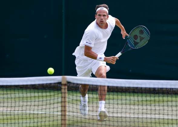 Daniel Altmaier (GER) Tennis - Wimbledon 2024 - Grand Slam ITF ATP, Tennis Herren WTA, Tennis Damen - AELTC - London - - Great Britain - 4 July 2024. Copyright: xJuergenxHasenkopfx