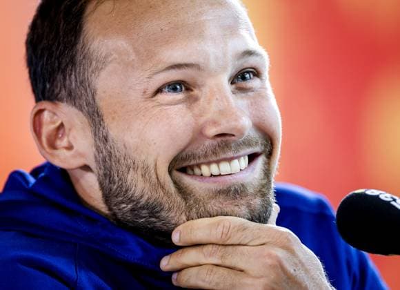 WOLFSBURG - Daley Blind during a media moment of the Dutch national team, Nationalteam in the Volkswagen Arena on July 4, 2024 in Wolfsburg, Germany. The Dutch national team is preparing for the quarter-finals of the European Football Championship in Germany against Turkey. ANP KOEN VAN WEEL UEFA EURO, EM, Europameisterschaft,Fussball 2024 Germany 2024 xVIxANPxSportx xxANPxIVx 502745053 originalFilename: 502745053.jpg