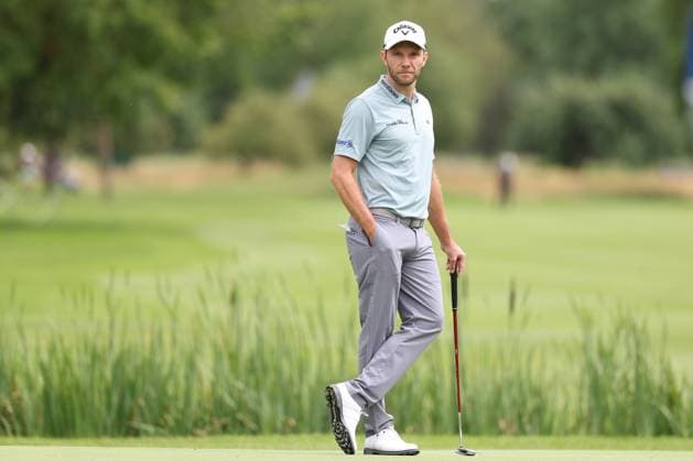 Sport Bilder des Tages Maximilian Kieffer (GER) beim lesen der Puttlinie, BMW International Open 2024, Golf, DP World Tour, Herren, Runde 1, 04.07.2024 Eichenried Bayern Deutschland