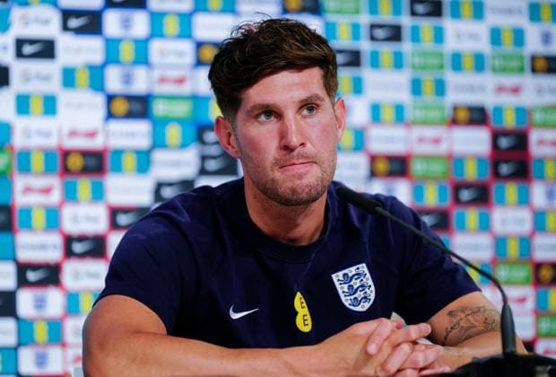 John Stones of England press conference, PK, Pressekonferenz England Press Conference, UEFA European Championship, EM, Europameisterschaft 2024, Quarter Final, Football, Spa & Golf Resort Weimarer Land, Blankenhain, Germany, 04 Jul 2024 EDITORIAL USE ONLY No use with unauthorised audio, video, data, fixture lists, club league logos or live services. Online in-match use limited to 120 images, no video emulation. No use in betting, games or single club league player publications. Copyright: xDavexShopland Shutterstockx 14568238ae
