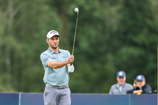 Maximilian Kieffer (GER), am Abschlag, Tee, BMW International Open 2024, Golf, DP World Tour, Herren, Runde 1, 04.07.2024 Eichenried Bayern Deutschland