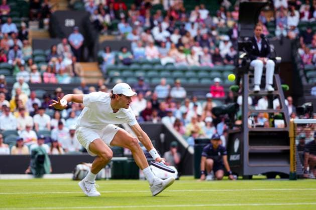 Jack Draper during his second round match Wimbledon Tennis Championships, Day 4, The All England Lawn Tennis and Croquet Club, London, UK - 04 Jul 2024  Copyright: xJavierxGarcia Shutterstockx 14569389fr