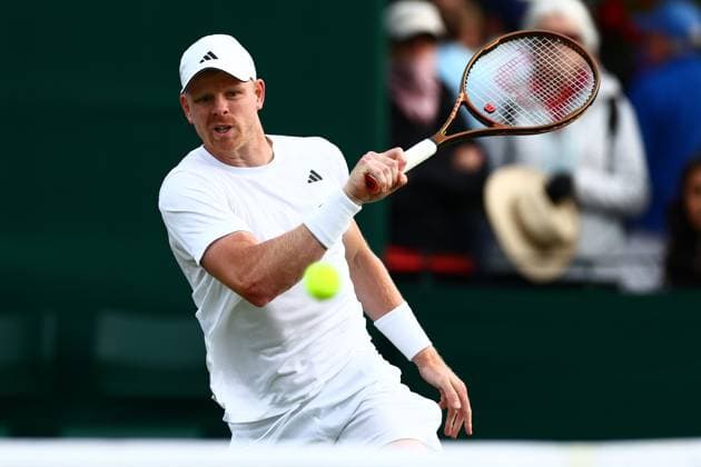 Kyle Edmund of Great Britain Wimbledon Tennis Championships, Day 4, The All England Lawn Tennis and Croquet Club, London, UK - 04 Jul 2024  Copyright: xJamesxMarsh Shutterstockx 14569387fi