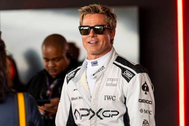 04.07.2024, Silverstone Circuit, Silverstone, FORMULA 1 QATAR AIRWAYS BRITISH GRAND PRIX 2024 , im Bild Schauspieler Brad Pitt in der Rolle des Sonny Hayes Defodi-506_20240704_hbr_0021