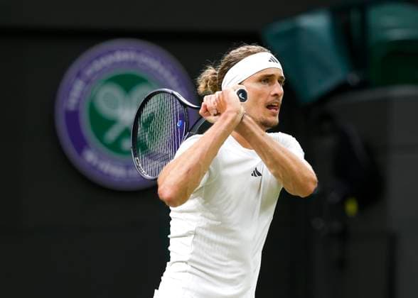Alexander Zverev (GER) Tennis - Wimbledon 2024 - Grand Slam ITF ATP, Tennis Herren WTA, Tennis Damen - AELTC - London - - Great Britain - 4 July 2024. Copyright: xJuergenxHasenkopfx