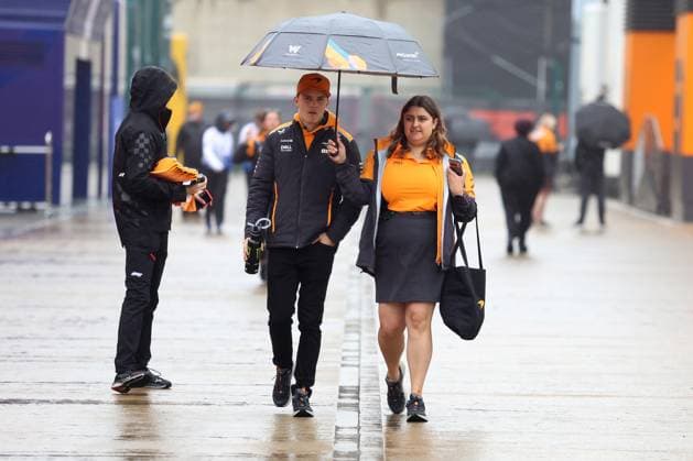 05.07.2024, xrarjax, Motorsport FIA Formel 1, Großer Preis von Großbritannien 2024 emspor, v.l. Oscar Piastri (McLaren) Startnummer 81 Silverstone