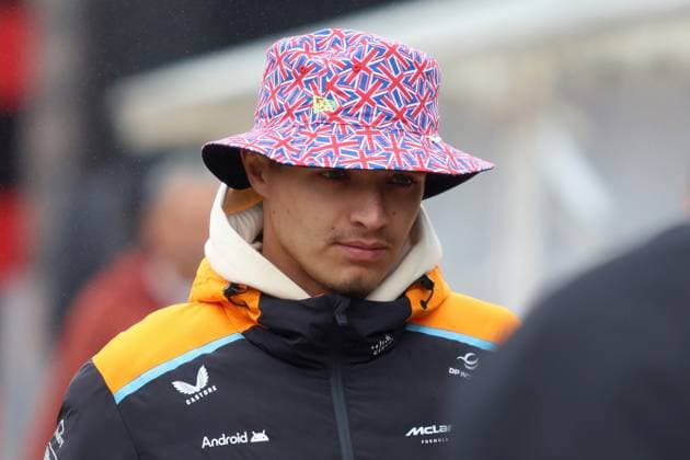 05.07.2024, xrarjax, Motorsport FIA Formel 1, Großer Preis von Großbritannien 2024 emspor, v.l. Lando Norris (McLaren) Startnummer 04 Silverstone