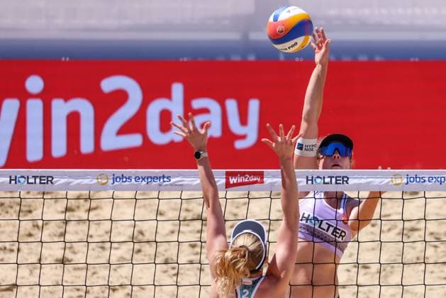 Beach volleyball, Beachvolleyball - Pro Beach Battle Masters SEEWALCHEN,AUSTRIA,05.JUL.24 - BEACH VOLLEYBALL - Beach Volleyball Tour PRO, Pro Beach Battle Masters Litzlberg. Image shows Lilli Hohenauer (AUT).  GEPAxpictures xMathiasxMandl