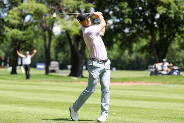 Martin Kaymer (GER) auf dem Fairway, BMW International Open 2024, Golf, DP World Tour, Herren, Runde 2, 05.07.2024 Eichenried Bayern Deutschland