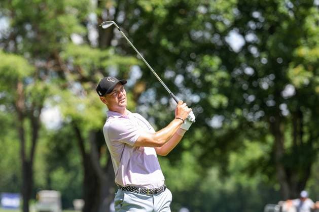 Martin Kaymer (GER) auf dem Fairway, BMW International Open 2024, Golf, DP World Tour, Herren, Runde 2, 05.07.2024 Eichenried Bayern Deutschland