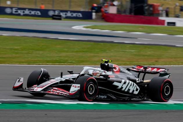 F1 Grand Prix of Great Britain - Practice Nico Hulkenberg of Germany driving the (27) MoneyGram Haas F1 Team VF-24 Ferrari on track during practice ahead of the F1 Grand Prix of Great Britain at Silverstone Circuit on July 5, 2024, in Northampton, England. Northampton Silverstone Circuit Northampton England RL_GPF1GB24_00359 Copyright: xRicardoxLarreinax