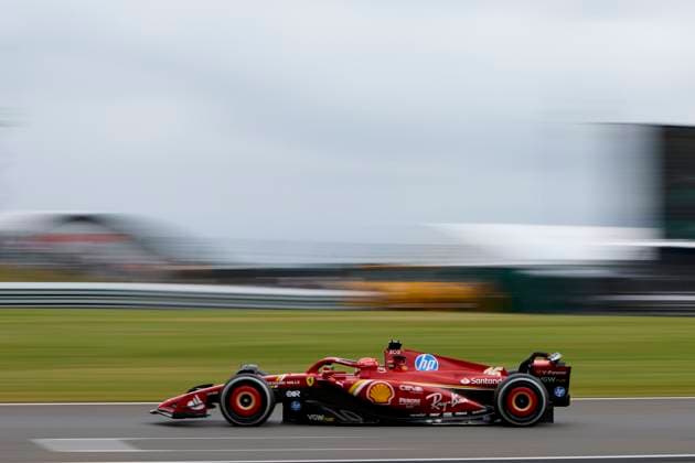 F1 Grand Prix of Great Britain - Practice Charles Leclerc of Monaco driving the (16) Scuderia Ferrari SF-24 on track during practice ahead of the F1 Grand Prix of Great Britain at Silverstone Circuit on July 5, 2024, in Northampton, England. Northampton Silverstone Circuit Northampton England RL_GPF1GB24_00378 Copyright: xRicardoxLarreinax